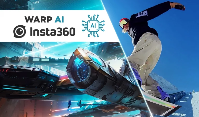 Warp IA Insta360 : nouvelle fonctionnalité