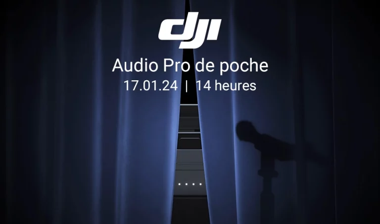 Teaser DJI Janvier 2024 : Audio Pro de poche