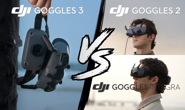 Comparatif technique DJI Goggles 3, DJI Goggles Integra et DJI Goggles 2
