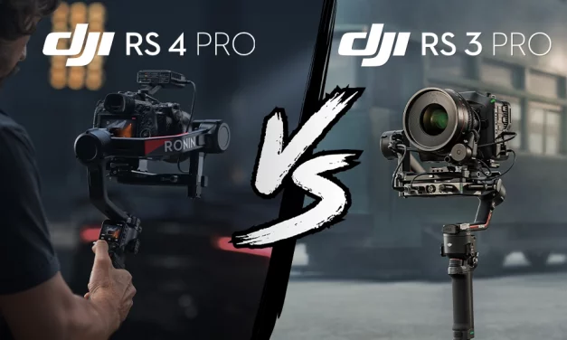 Comparatif technique DJI RS 4 Pro et DJI RS 3 Pro