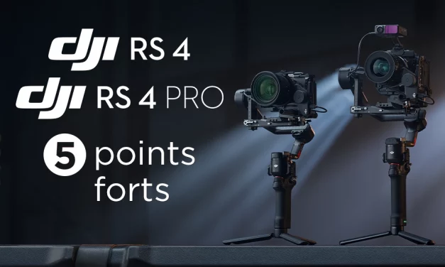 Les 5 points forts des stabilisateurs DJI RS 4 et RS 4 Pro
