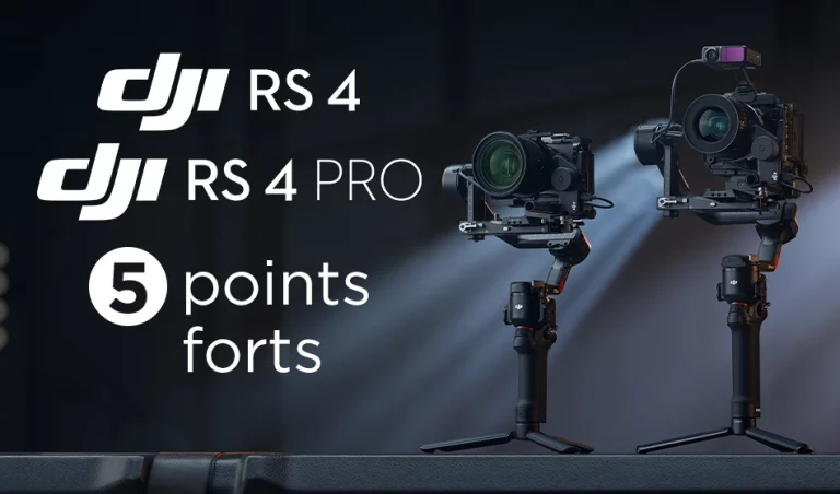 Les cinq points forts des stabilisateurs DJI RS 4