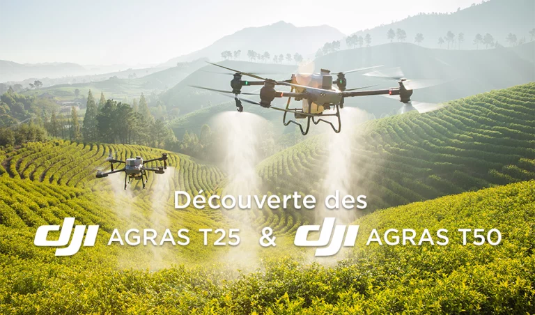 Découverte de la gamme DJI Agras T25 & T50