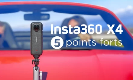 Les 5 points forts de la caméra Insta360 X4