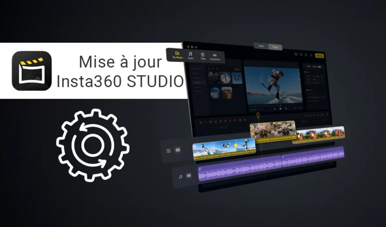 Mise à jour Insta360 STUDIO