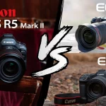 Comparatif technique Canon EOS R5 Mark II, EOS R5 et EOS R3