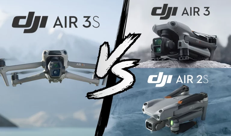 Comparatif technique DJI Air 3S vs. Air 3 vs. Air 2S
