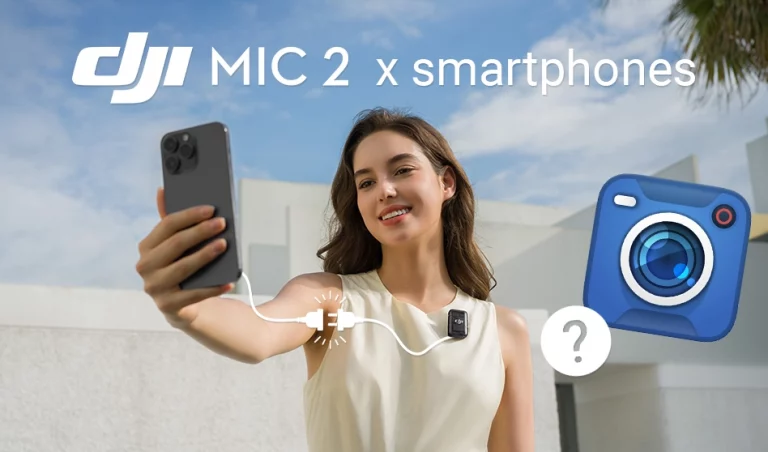Utiliser le DJI Mic 2 avec un smartphone