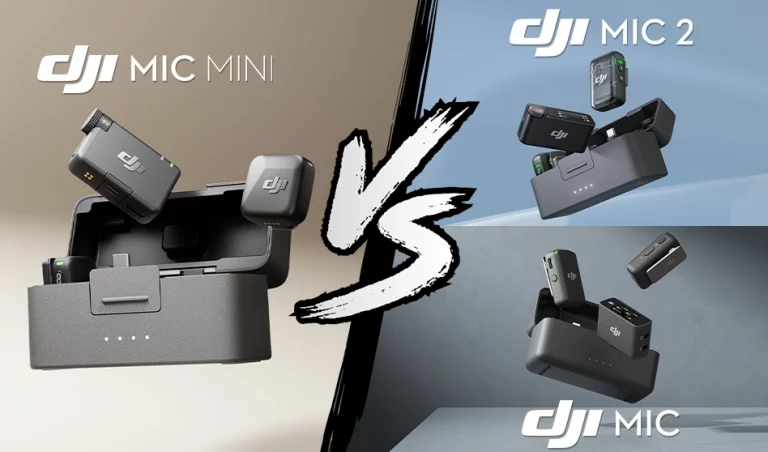 Comparatif technique DJI Mic Mini, DJI Mic 2 et DJI Mic