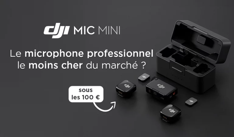 DJI Mic Mini : un microphone pas cher