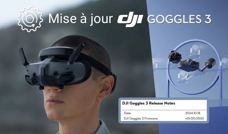 Mise à jour DJI Goggles 3 pour O3 Air Unit