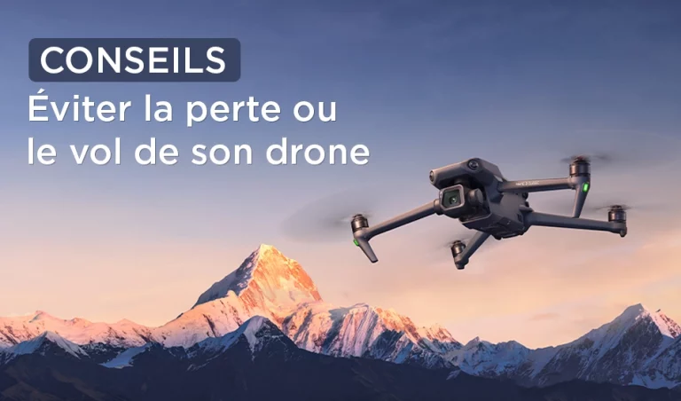 Conseils studioSPORT pour éviter la perte ou le vol de son drone