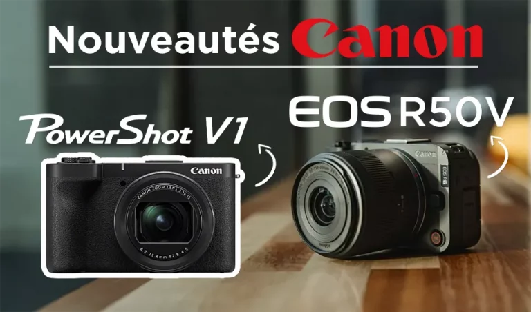 Annonce Canon EOS R50V et Powershot V1