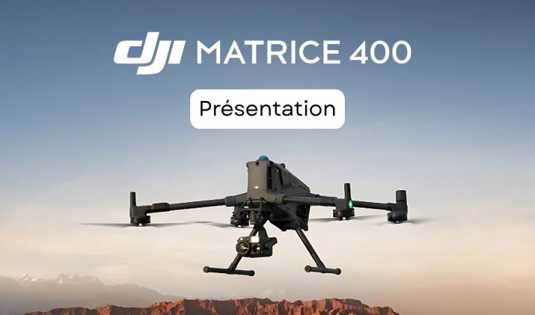 Bannière de présentation du DJI Matrice 400