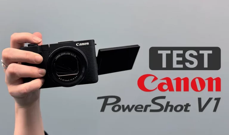 Test Canon PowerShot V1 par le blog studioSPORT