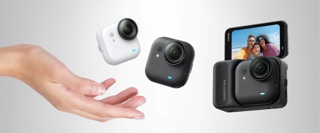 Design de l'Insta360 GO Ultra