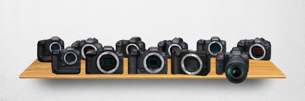 Liste des appareils photo Canon hybrides compatibles avec la mise à jour de sécurité
