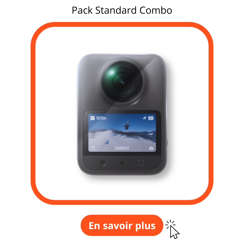 Test DJI Osmo 360 : Pack Standard Combo