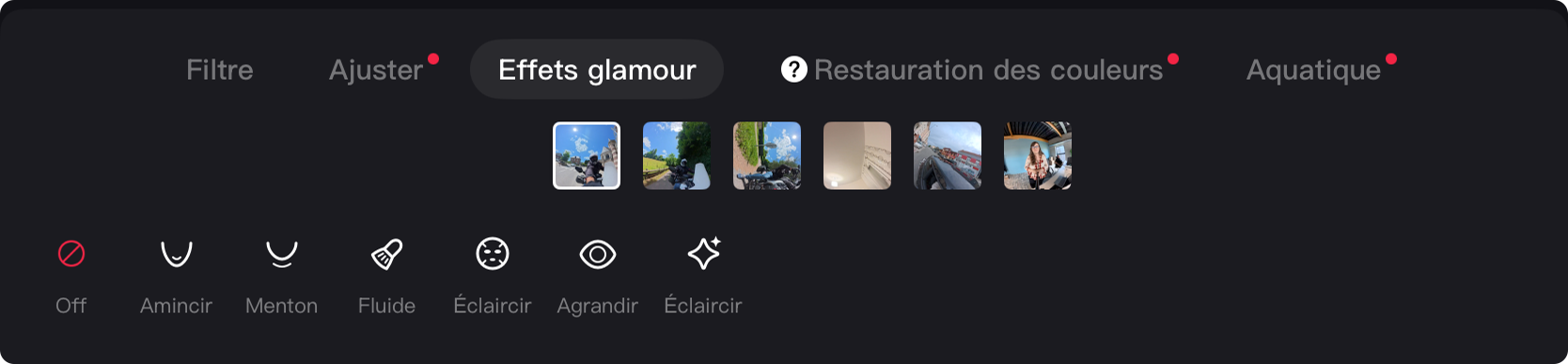Effet Glamour - Tuto DJI Osmo 360