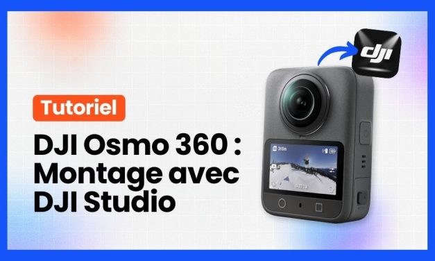 Tuto DJI Studio / DJI Osmo 360 – Montage vidéo 360° sur PC & Mac