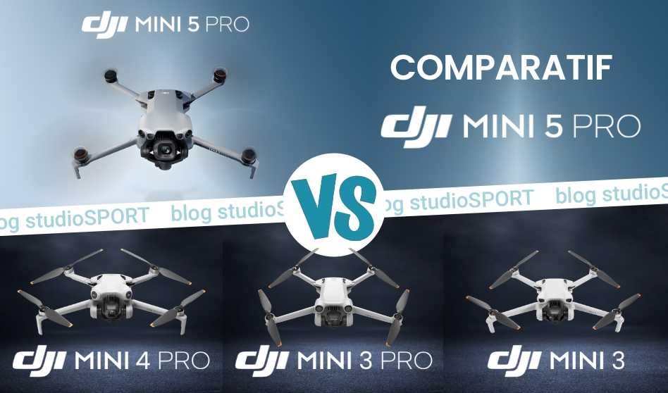 Comparatif DJI Mini 5 Pro, Mini 4 Pro, Mini 3 Pro et Mini 3<span class="wtr-time-wrap block after-title"><span class="wtr-time-number">11</span> minutes de lecture</span>