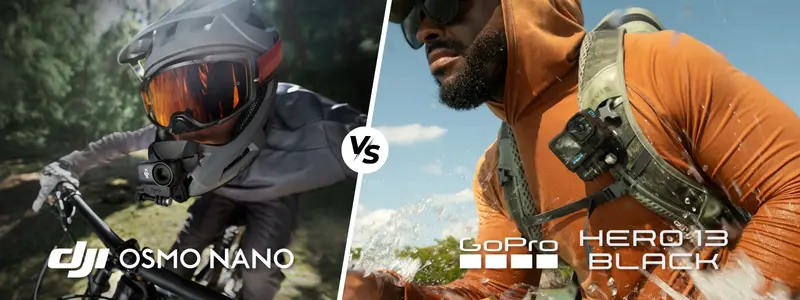 DJI Osmo Nano vs GoPro Hero 13 black - qualité vidéo