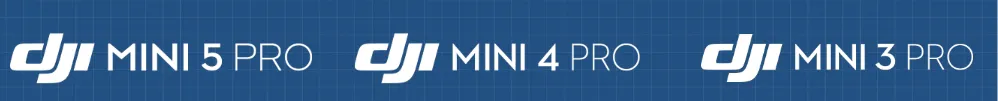 Logos des drones comparés DJI Mini 5 Pro