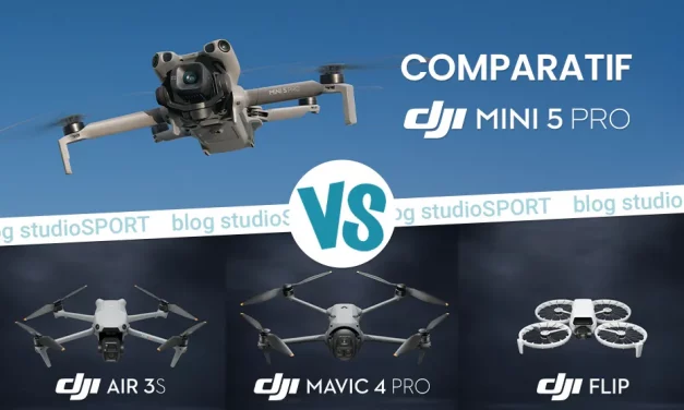 Comparatif DJI Mini 5 Pro, Air 3S, Mavic 4 Pro et Flip