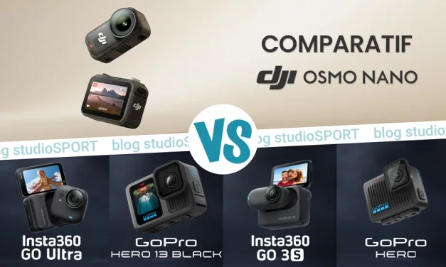 Comparatif DJI Osmo Nano, Insta360 GO Ultra, GoPro Hero13 Black, Insta360 GO 3S et GoPro Hero