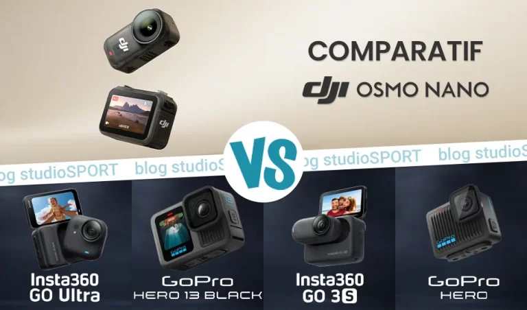 Comparatif DJI Osmo Nano, Insta360 GO Ultra, GoPro Hero13 Black, Insta360 GO 3S, GoPro Hero