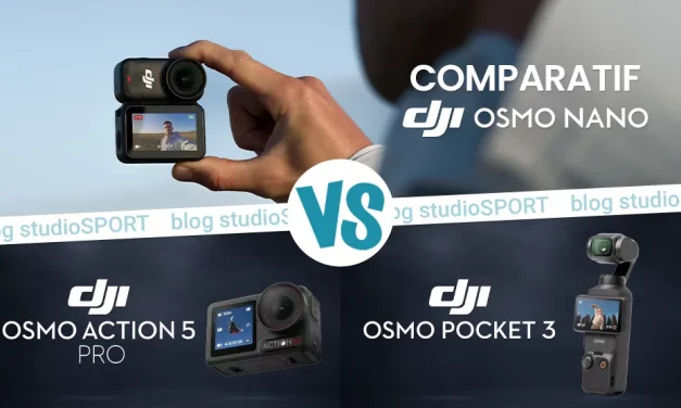 Comparatif DJI Osmo Nano, Action 5 Pro et Osmo Pocket 3