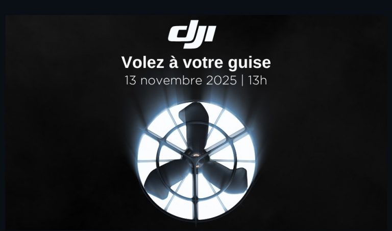 Teaser DJI du 6 nombre 2025 "Volez à votre guise"
