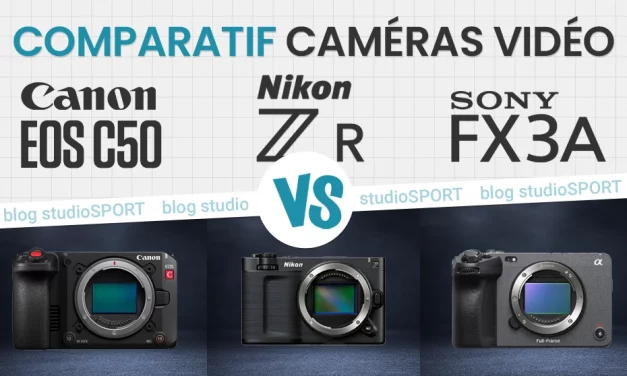 Comparatif caméras vidéo : Canon EOS C50, Nikon ZR et Sony FX3A