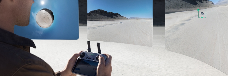 Le DJI Avata 360 piloté avec une radio classique