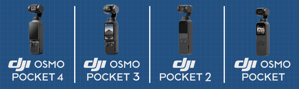 Caméras DJI Osmo Pocket comparées
