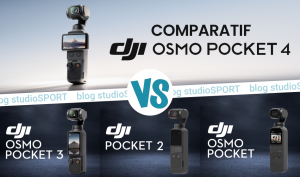 Comparatif DJI Osmo Pocket 4, Osmo Pocket 3, Pocket 2 vs. et Osmo Pocket