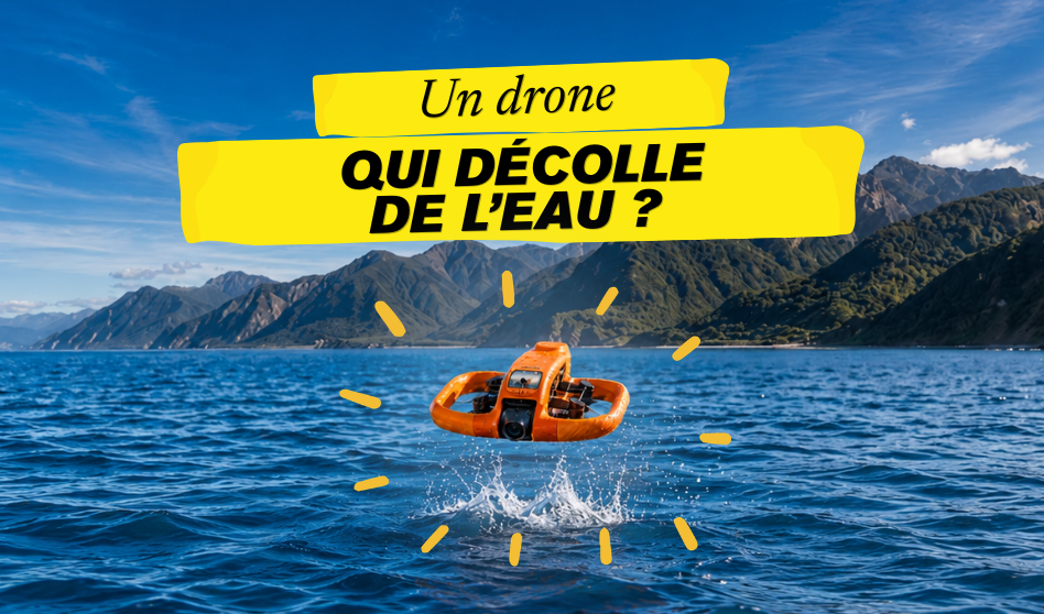HoverAir Aqua : un drone qui décolle de l'eau