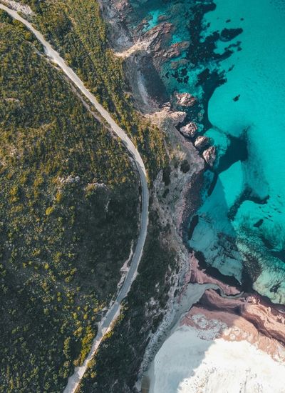 Photo drone en Corse