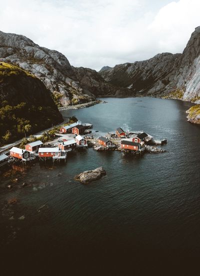 Photo drone en Norvège