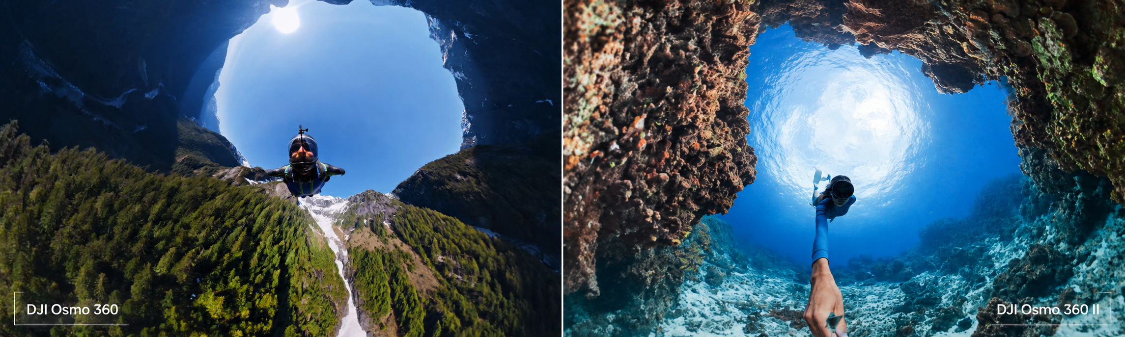 Comparaison photo DJI Osmo 360 II vs DJI Osmo 360