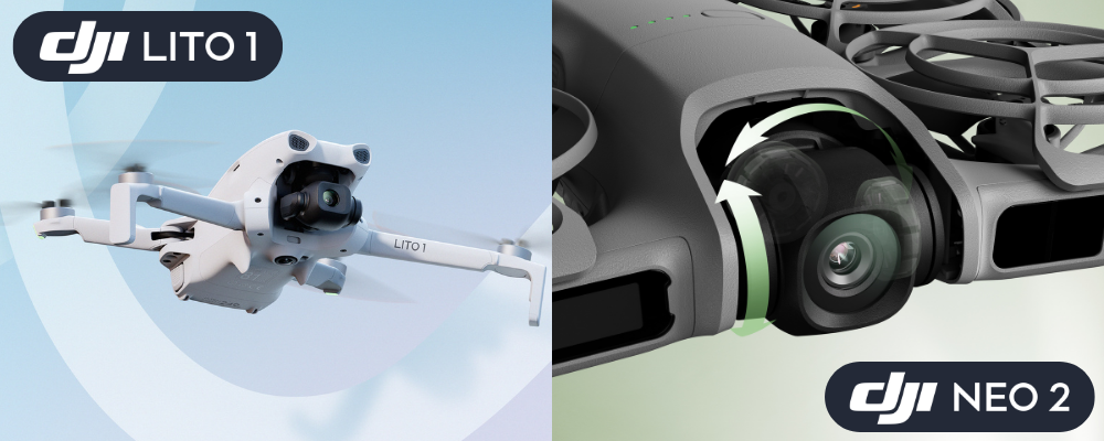 Comparatif DJI Lito 1 vs. DJI Neo 2 : qualité d'image