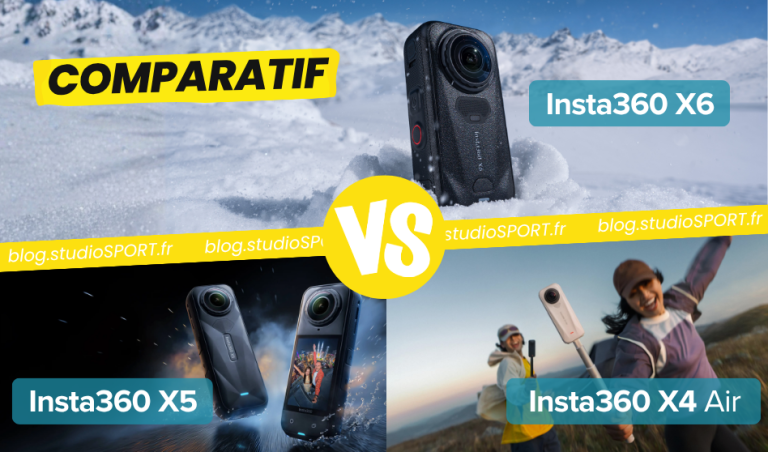 Caméra Insta360 X6 vs X5 vs X4 Air