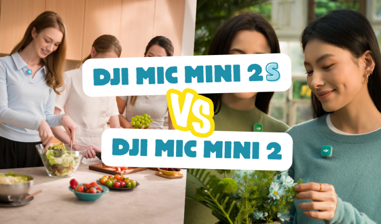 Comparatif DJI Mic Mini 2S et Mic Mini 2