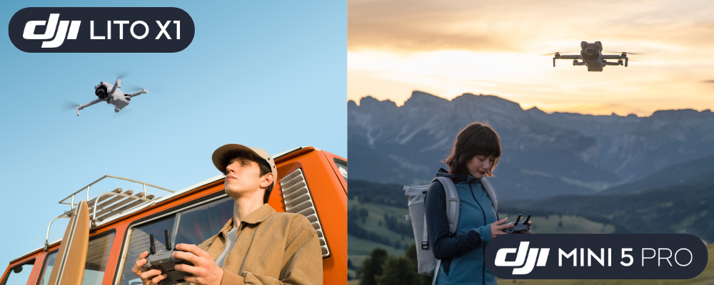 Comparatif DJI Lito X1 vs DJI Mini 5 Pro : loisir