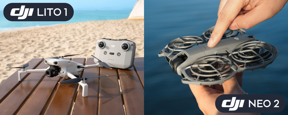 Comparatif DJI Lito 1 vs. DJI Neo 2 : protection d'hélices
