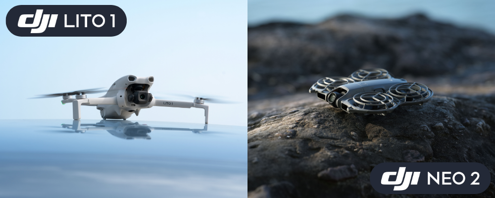 Comparatif DJI Lito 1 vs. DJI Neo 2 : stockage fichiers