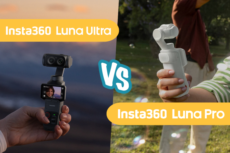 Comparatif Insta360 Luna Pro et Luna Ultra