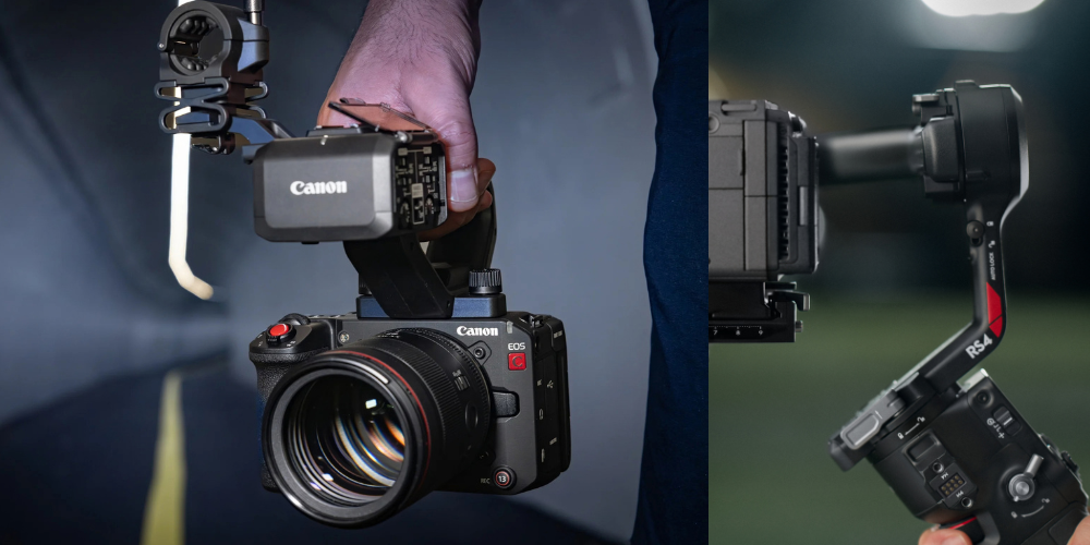 Canon EOS C50et stabilisateur DJI RS 4